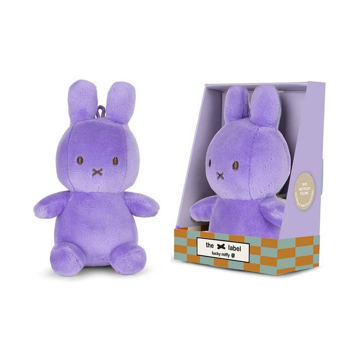 Miffy Lucky Charm Bright Lilac in Giftbox 10cm for wholesale by Miffy by S-c Brands