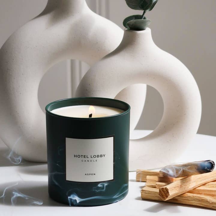 Hotel Lobby Candle - Wholesale Jar/Filled Candle - Aspen - Fall Scented Candle - 9.75 oz Soy Candle5