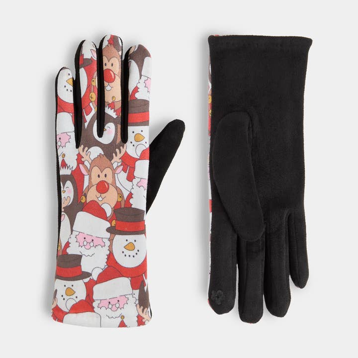 Gants Tactiles Père Noël et Amis - Noël pour la vente par COCO + CARMEN
