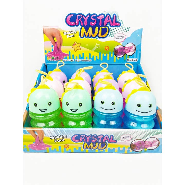 MIX COLOR Crystal Mud Smile Toy Kit for wholesale on Faire