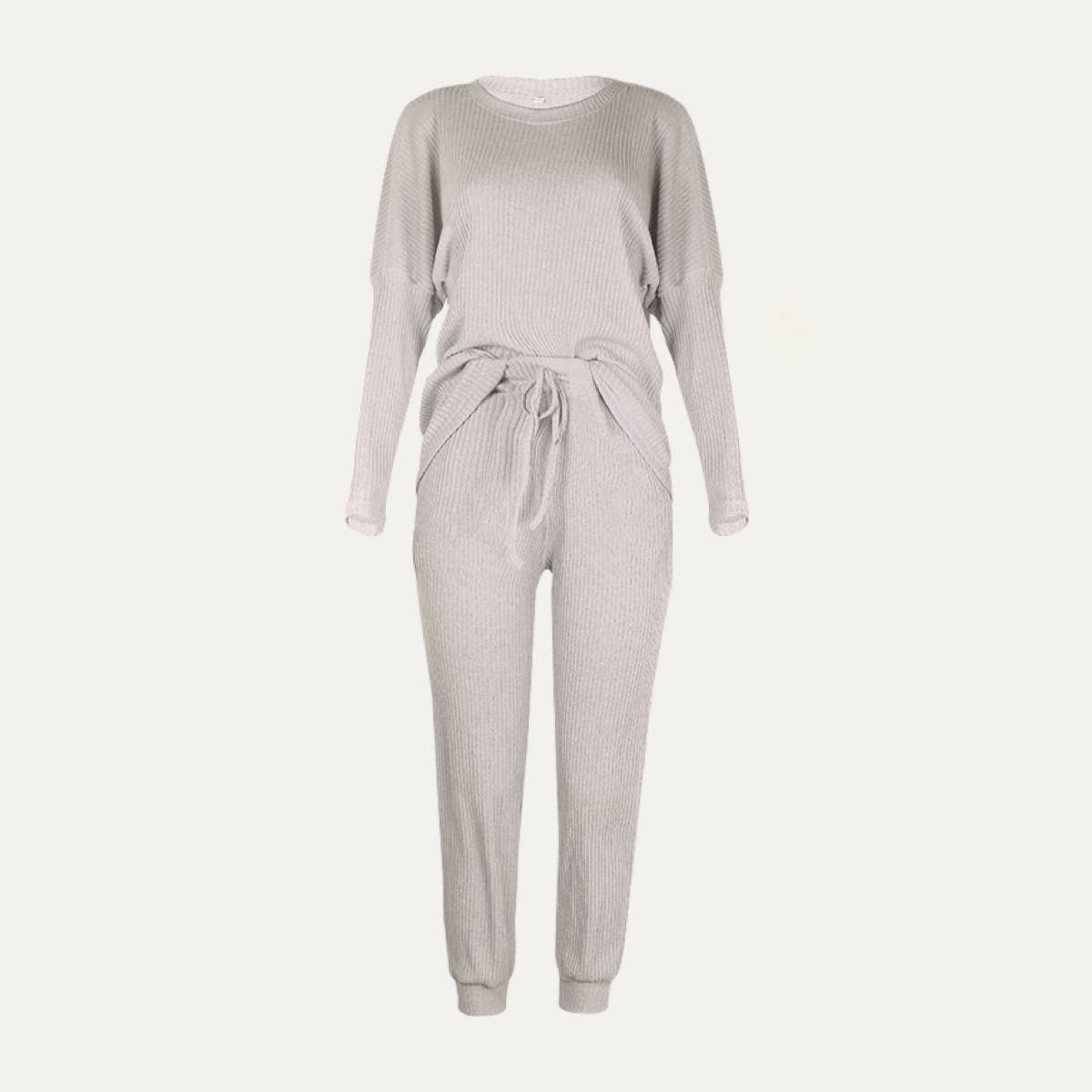 The Moment Collection - Wholesale Lounge Set - Women's - Chic And Cozy Ribbed Two-Piece Loungewear Set20
