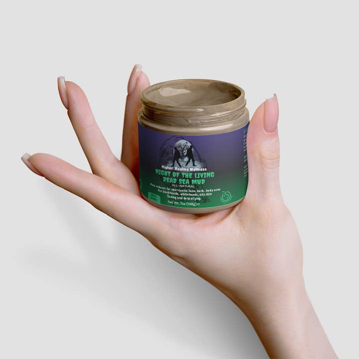 Higher Realms Wellness - Wholesale Skincare Face Mask - Night of the Living Dead Sea Mud4