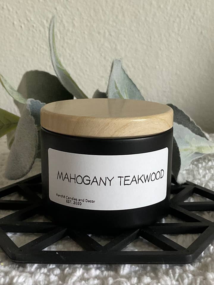 Soy Tin Candle for wholesale by KandM Candles and Decor