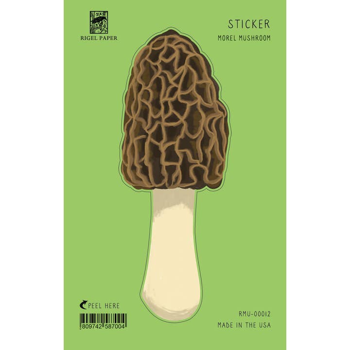 RMU-00012 Sticker Morel Mushroom Sticker and other Purchase Wholesale rm004l. Free Returns & Net 60 Terms on Faire trending on Faire.
