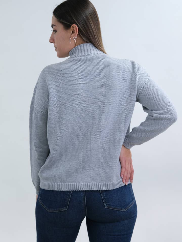 TEROTEX S.C.P. – Pulôver - Mulher por atacado – CAMISOLA TRANÇAS1