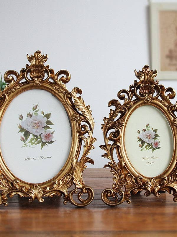 Moldura Oval Barroca para Fotografia por atacado de Vagabond Vintage