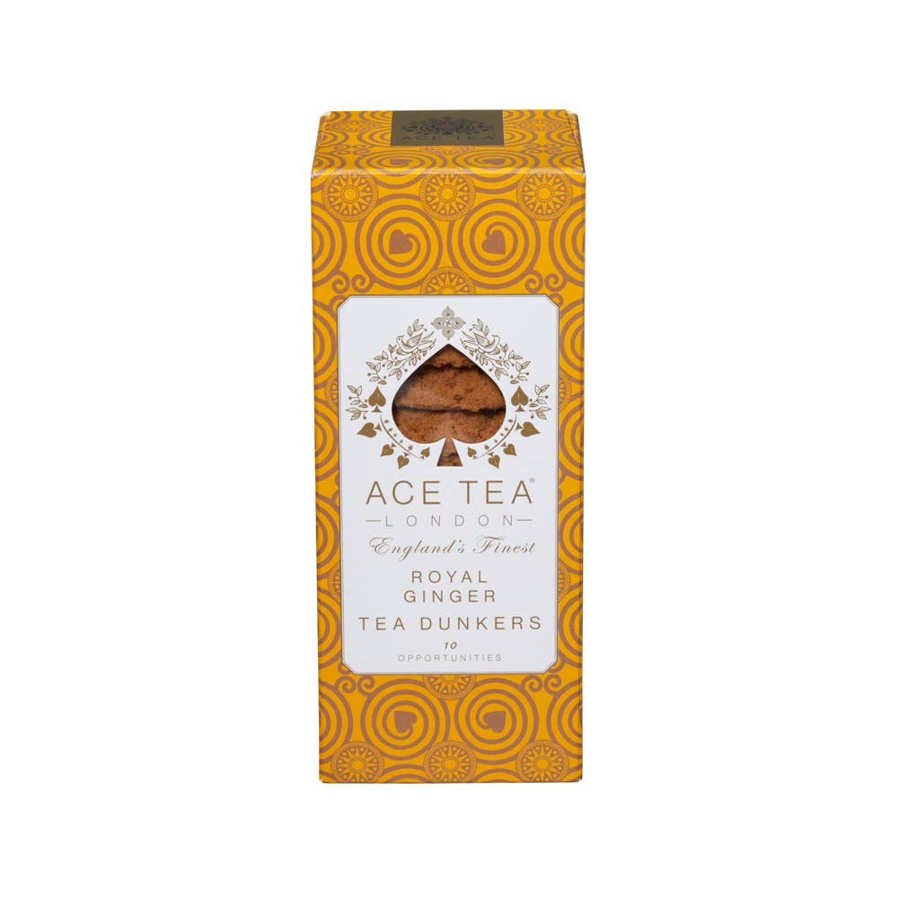 Ace Tea London - Vendita all'ingrosso Biscotti - Tè reale allo zenzero Dunkers - 150g1