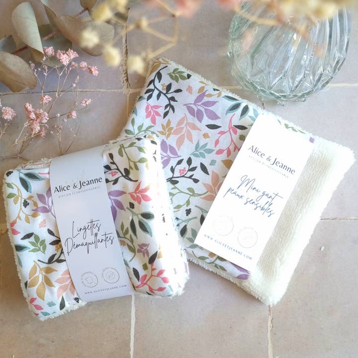 Alice et Jeanne - Wholesale Makeup Remover - Juliette X5 washable makeup remover wipes5