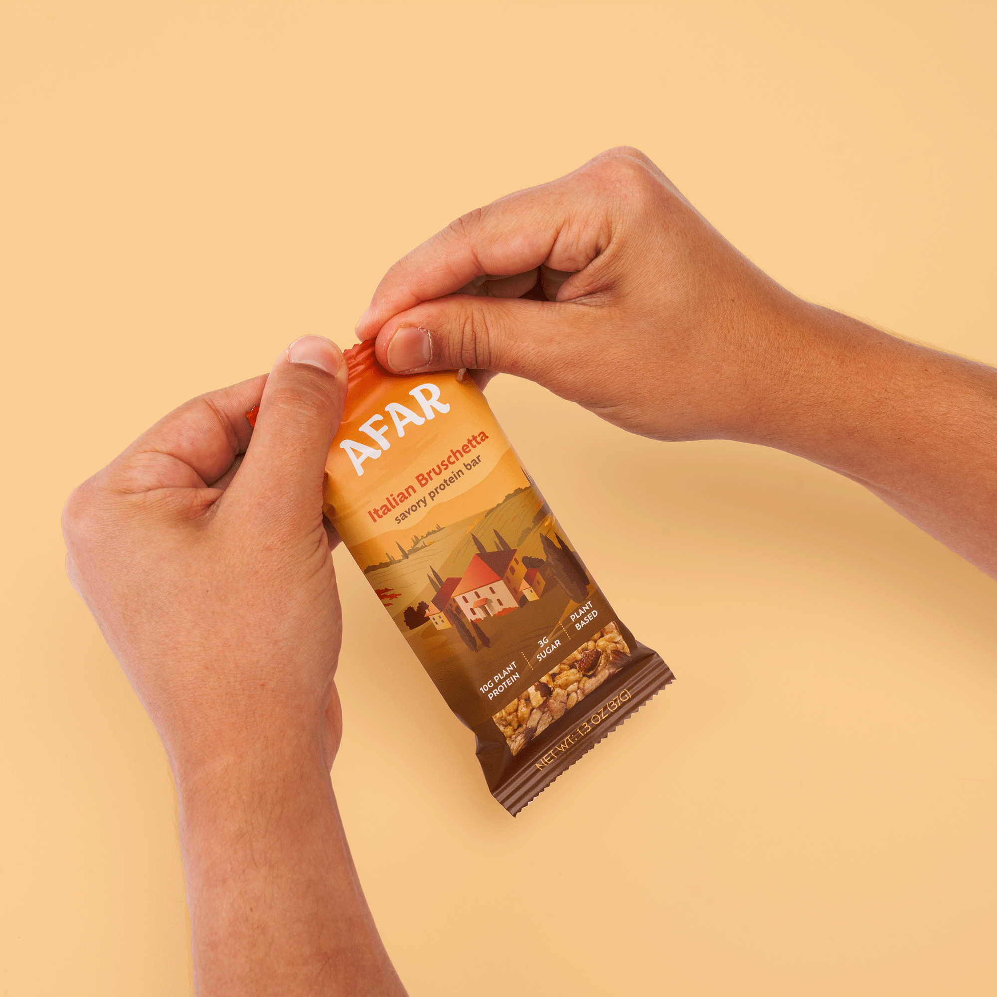 Afar Foods - Wholesale Snack Bar - Savory Protein Bar - Italian Bruschetta Flavor6