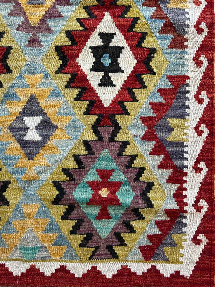 Tapis Kilim 4'x6' pour la vente par Turkmen Handicrafts