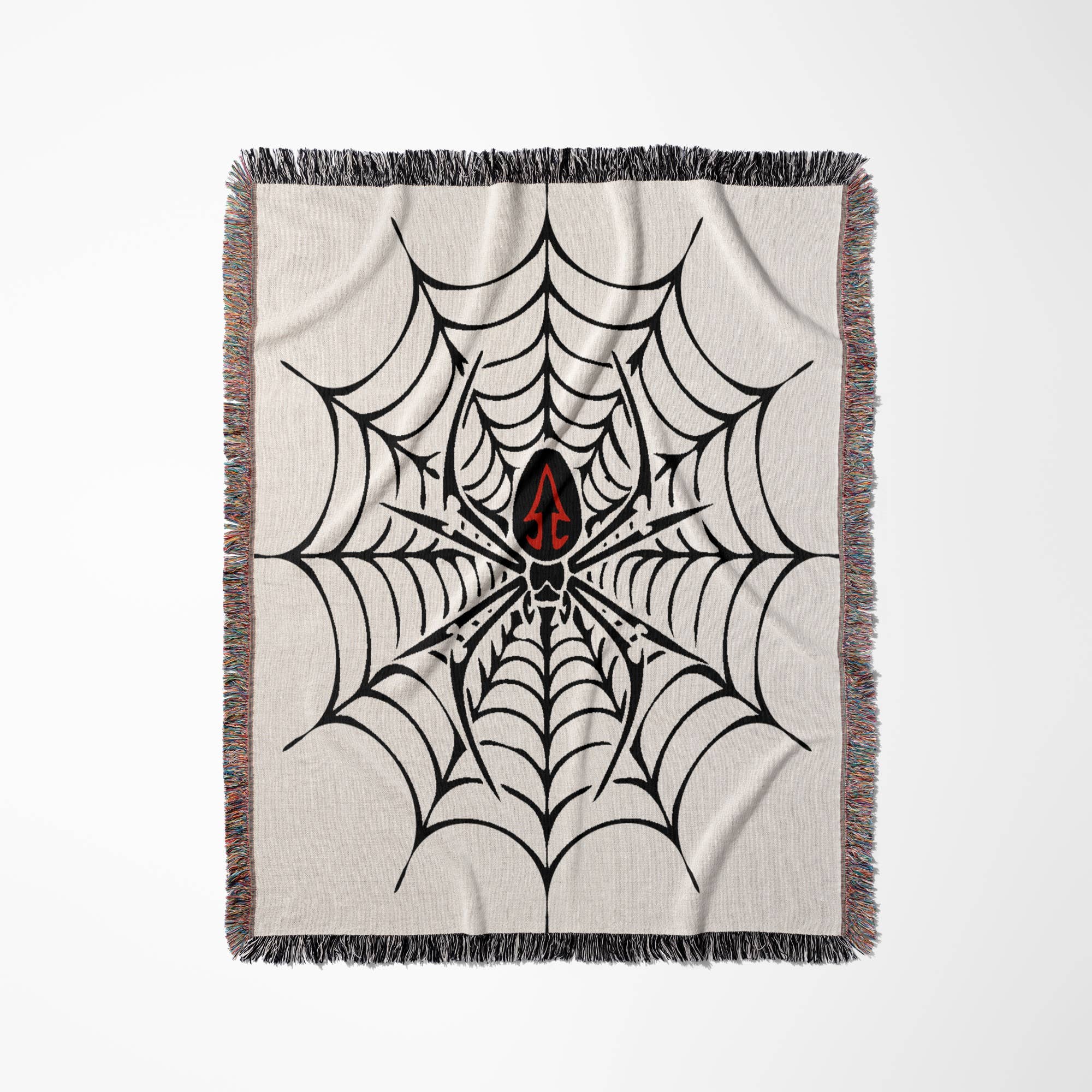 3dRose - Wholesale Throw Blanket - 3dRose, Black Widow Spider in a Web, Blanket