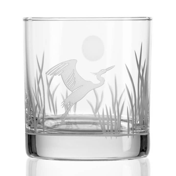 Heron 11 oz på klipporna för wholesale av Rolf Glass