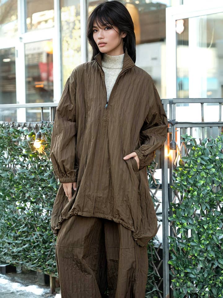 Windbreaker Utility Pant Set for wholesale by KATE HEWKO