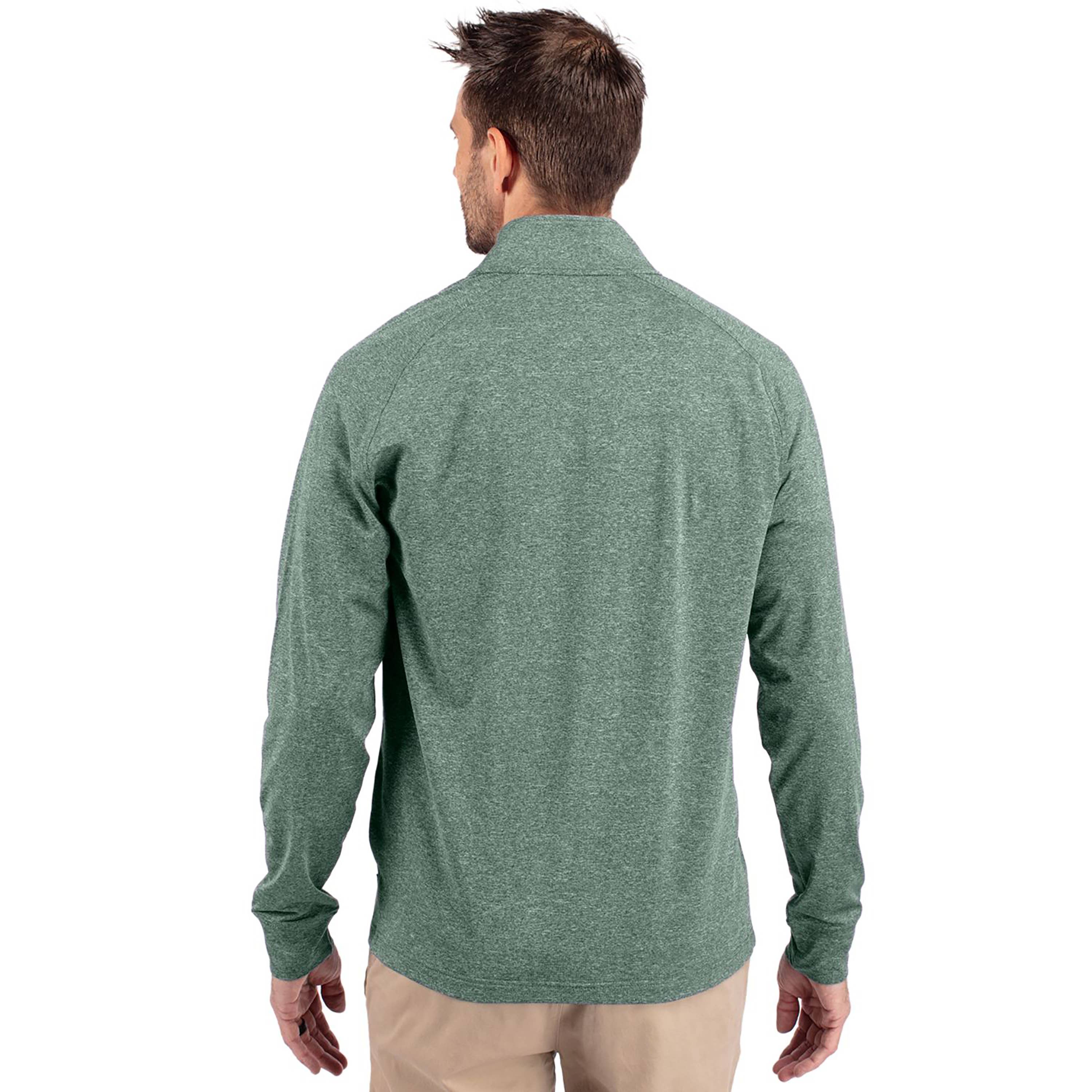 Cutter & Buck - Wholesale Sweatshirt - Men's - Cutter & Buck Adapt Eco Knit Heather Mens 1/4 Zip Pullover10