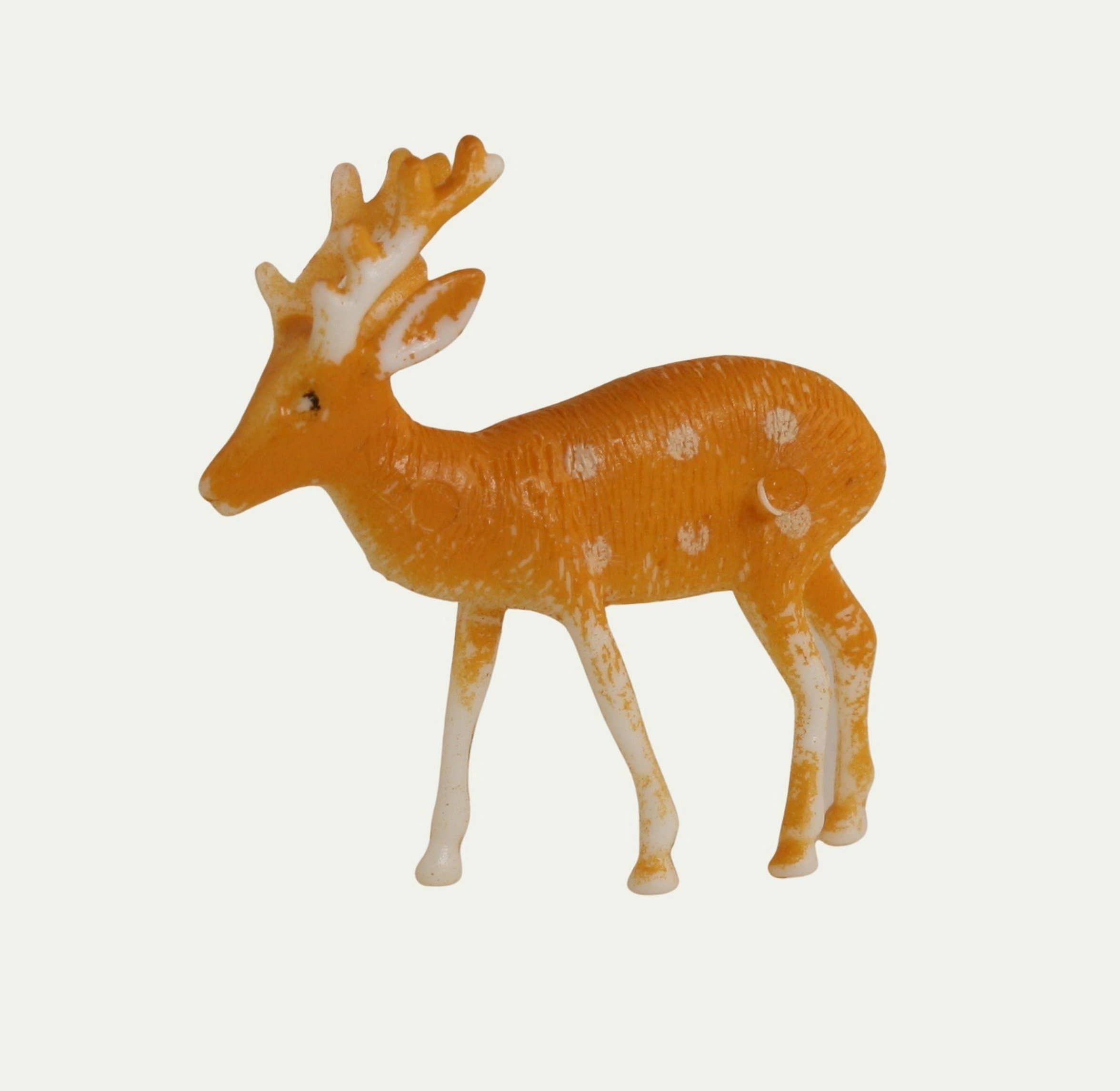 Meyer Imports - Wholesale Decorative Figurine - Deer - Retro Reindeer - Buckskin - 1.5" - 4pcs - 204-88301