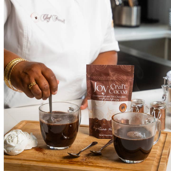 Joy Craft Cocoa - Vente Préparations/kits pour chocolat chaud - Chocolat chaud Signature 7,6 oz5
