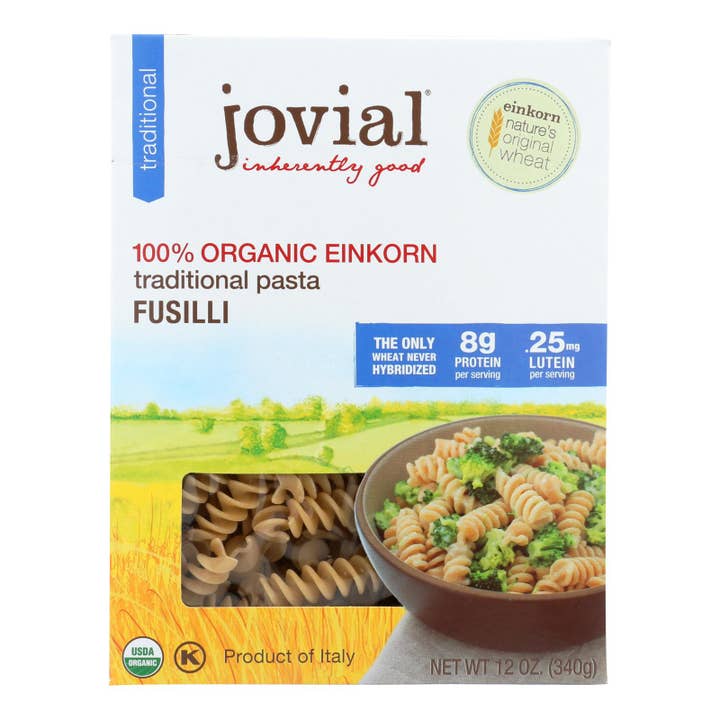 Jovial - Gluten Free Brown Rice Pasta - Fusilli - Case Of 12 - 12 Oz. for wholesale by Ware Spark