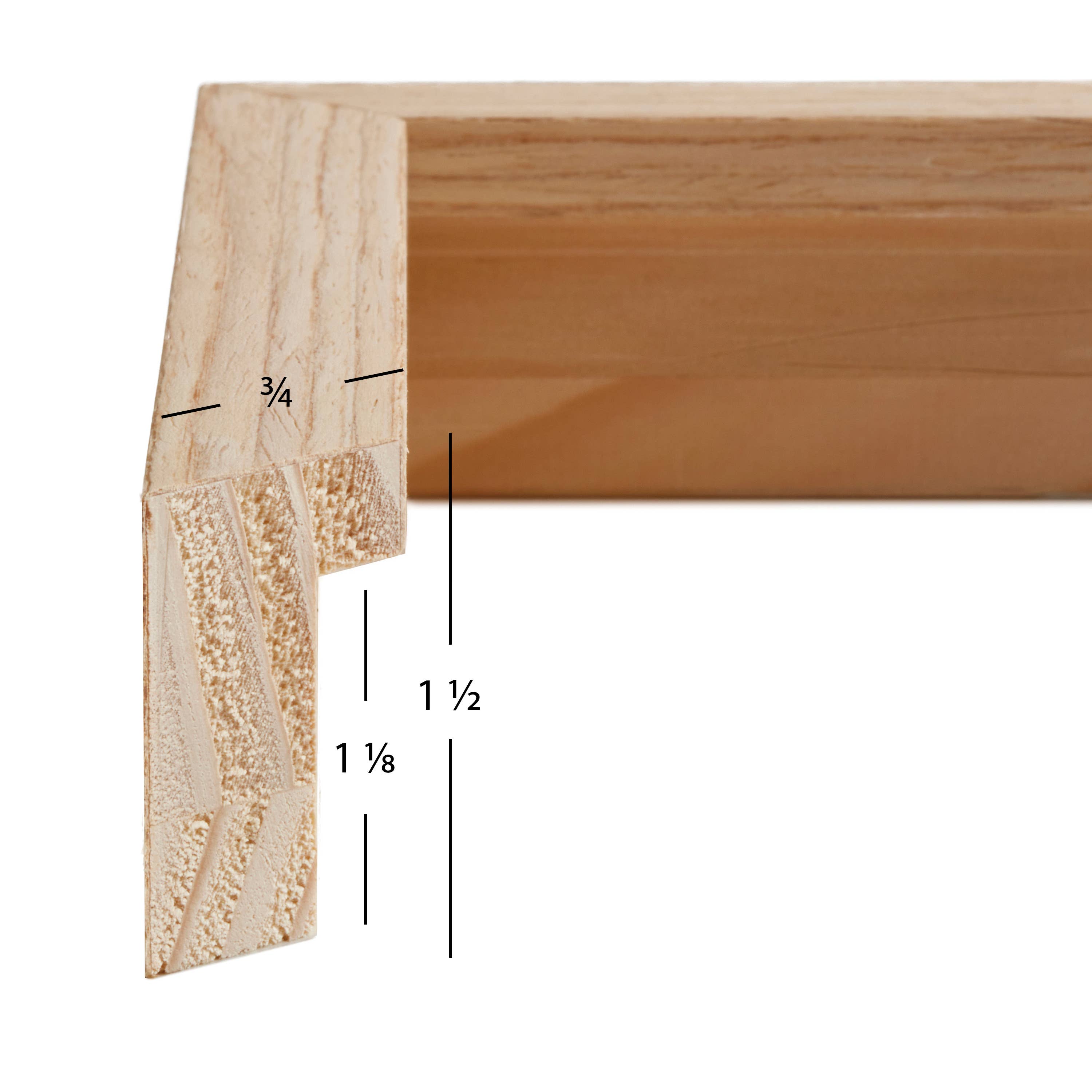 Craig Frames - Wholesale Picture Frame - 8.5x11 Picture Frame, Farmhouse Beige, Assembled1