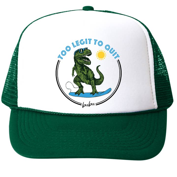 Troppo legittimo per abbandonare Dino Trucker Hat per la vendita all'ingrosso da parte di Bubu