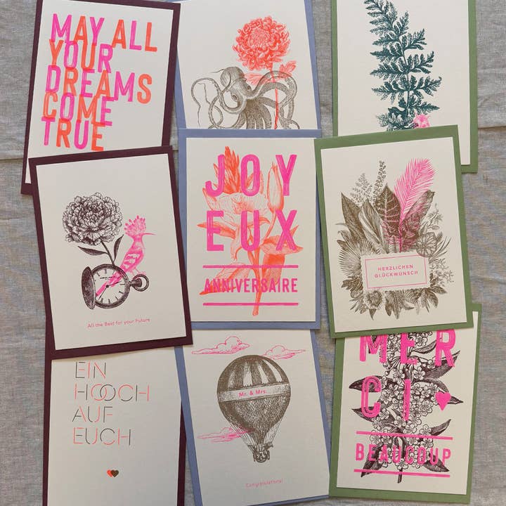 Maxi card / A5 / NEW MOTIFS / Gmund Paper for wholesale by Togethery