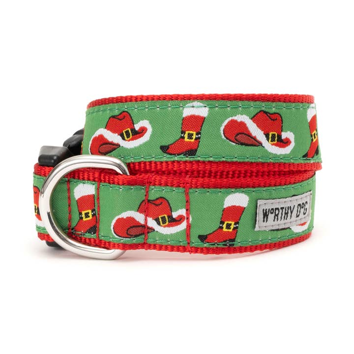 Cowboy julehundhalsbånd for engroshandel hos The Worthy Dog