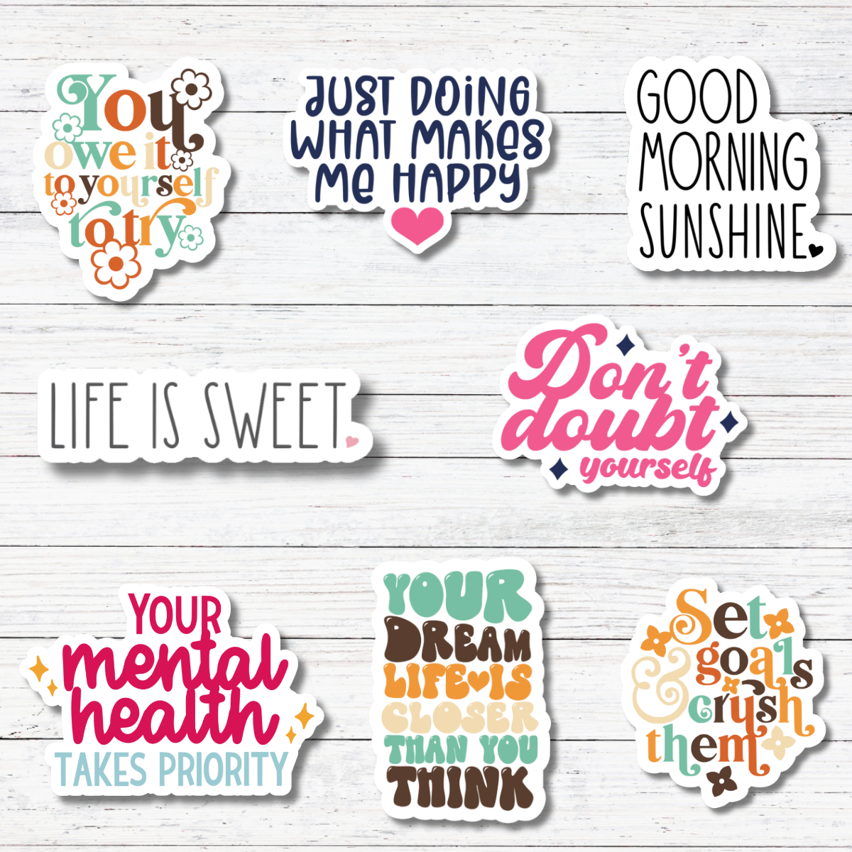 Oily Graphic Creations - Wholesale Sticker - Good Morning Sunshine - Positivity Sticker/Magnet3