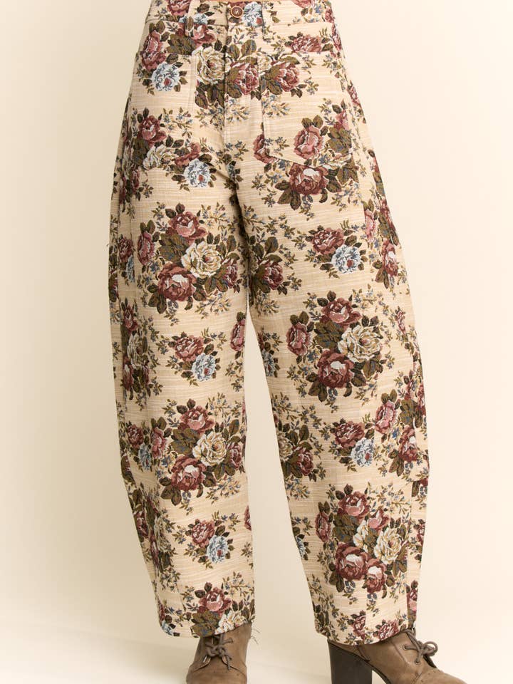 Davi & Dani - Wholesale Pants - Women's - FLOWER MESH CARGO JOGGERS12