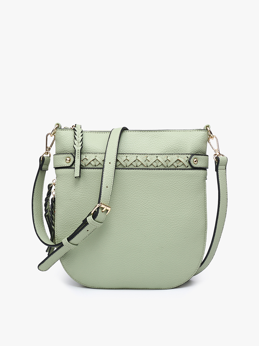 Jen & Co. - Wholesale Crossbody Bag - Women's - M2466 Esther Whipstitch Trim Round Crossbody6