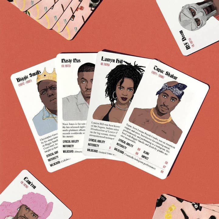 Stacks London - Vente Jeux de cartes - Rapper Stacks Édition des années 90 : Jeu de cartes1