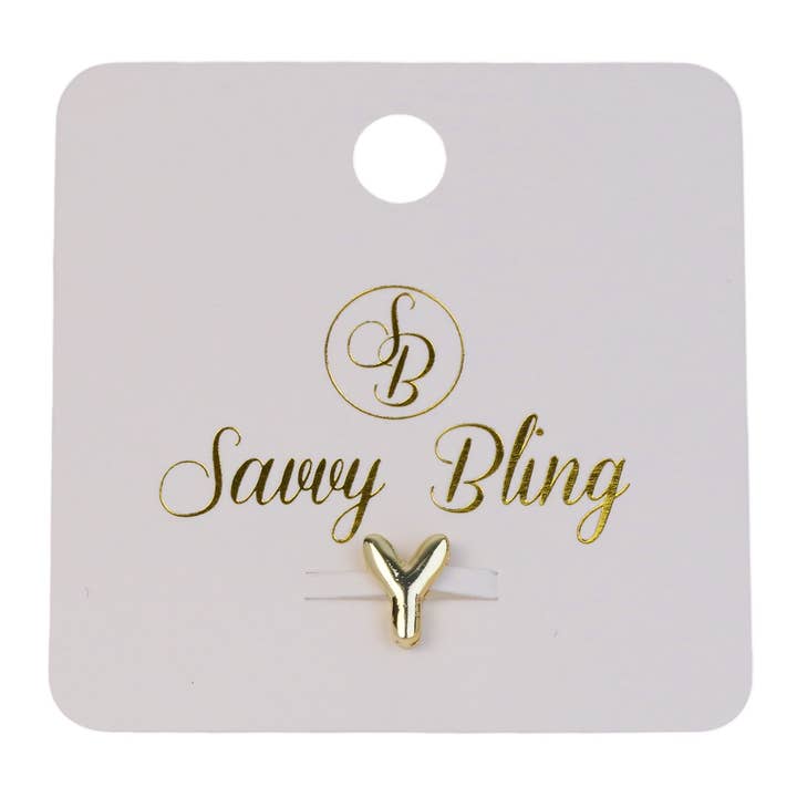 Savvy Bling - Wholesale Pendant/Charm Necklace - Custom Initial or Custom Name Slider Necklace54