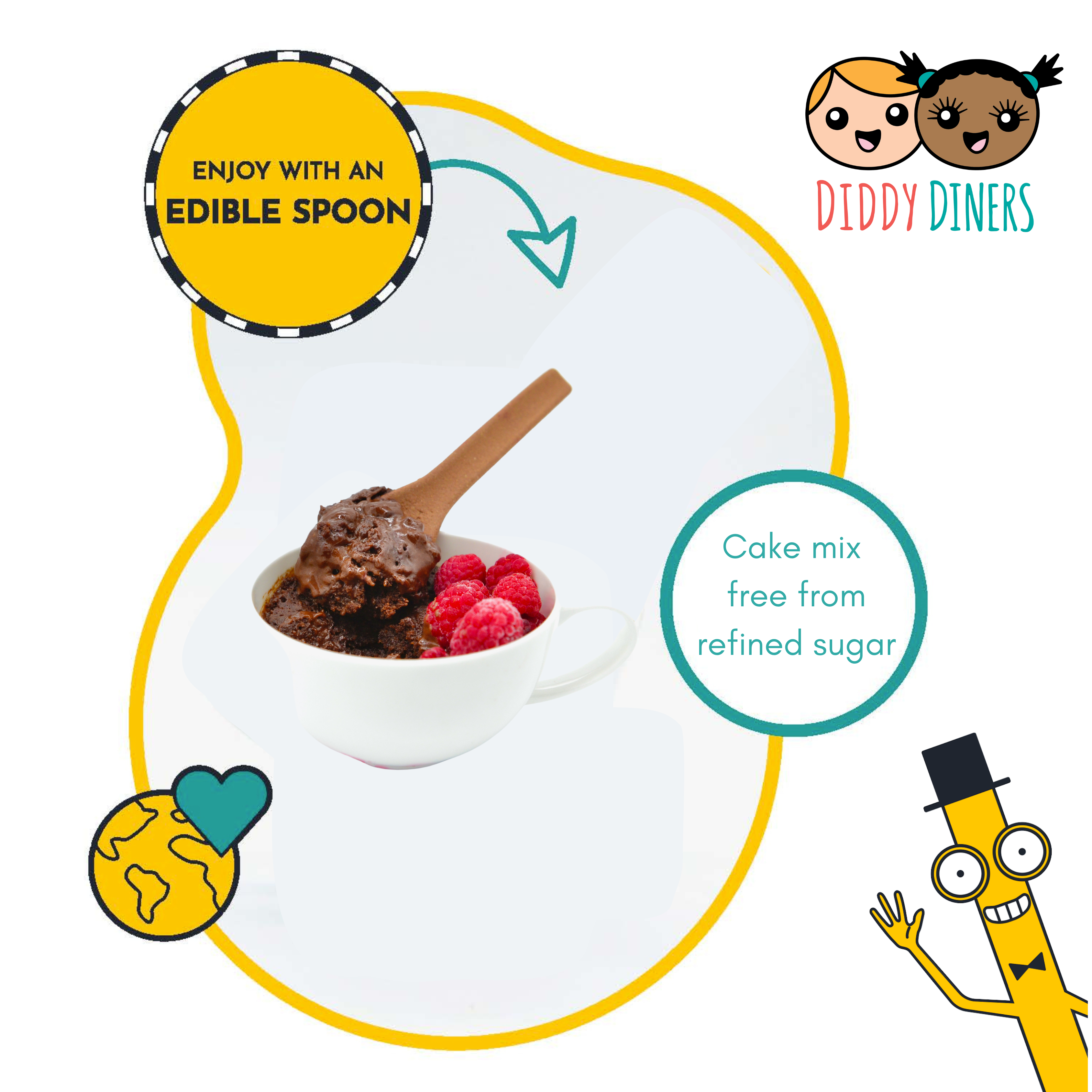 Stroodles – wholesale Cake mix – Gooey Choccy Cake party bag - with chocolate beads5