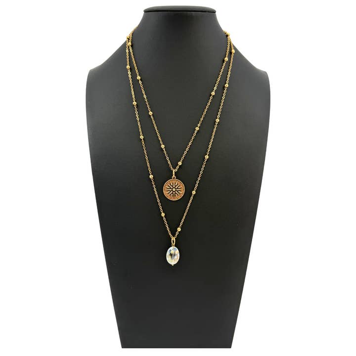 Katia Designs - Wholesale Pendant/Charm Necklace - "This Too Shall Pass" Star Dainty Necklace2