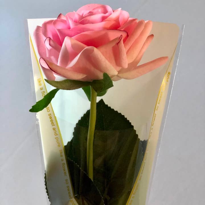 Simply Elegant By Tara - Wholesale Artificial Flowers - Single Stem Wrapped Rose | Real Touch Faux Rose 1
