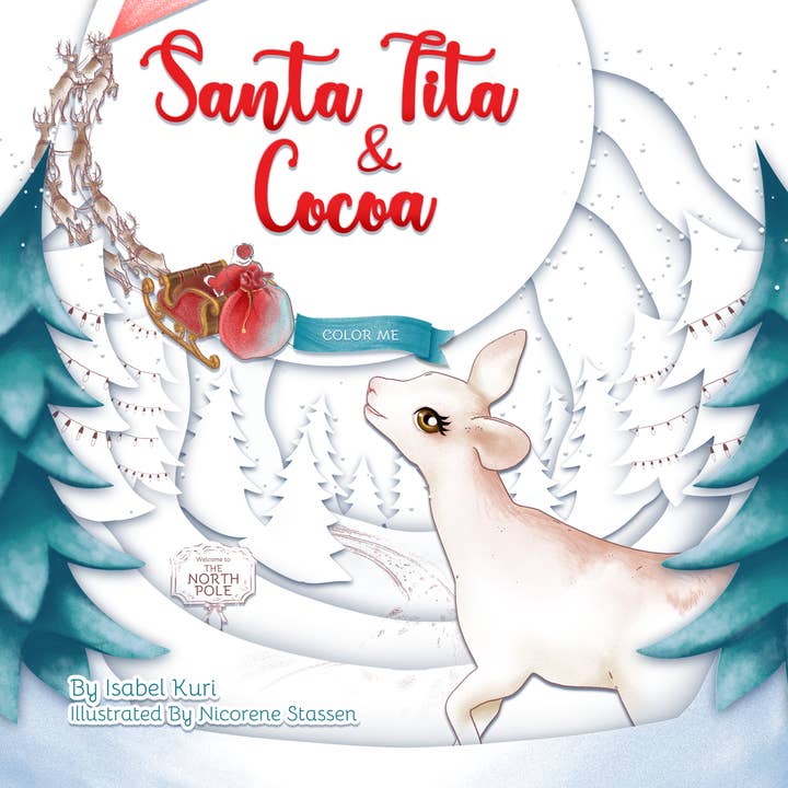 Santa Tita & Cocoa - Color Me Story™ pour la vente par Calelei Productions