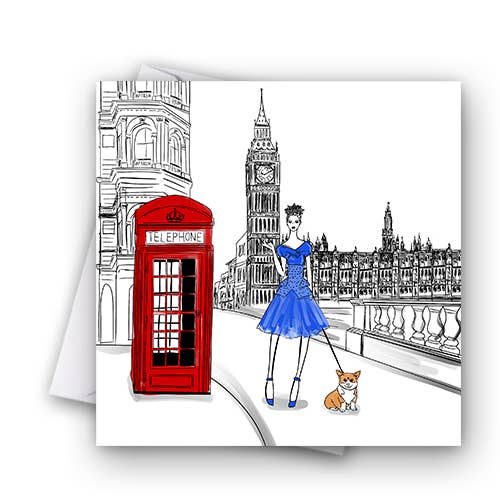 Tarjeta de felicitación Fashion Jubilee- Big Ben para venta al por mayor de Catherine Loves