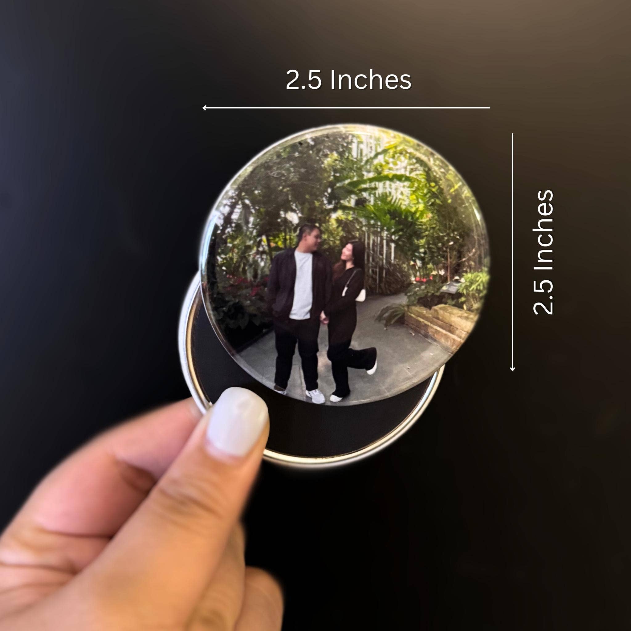 Tieu Magnetic - Wholesale Magnet - Custom 2.5" Round Photo Fridge Magnets Personalized Gift1