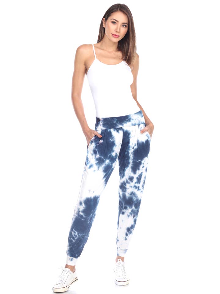 WHITE MARK - Vendita all'ingrosso Pantalone - Donna - PANTALONI HAREM TIE DYE3