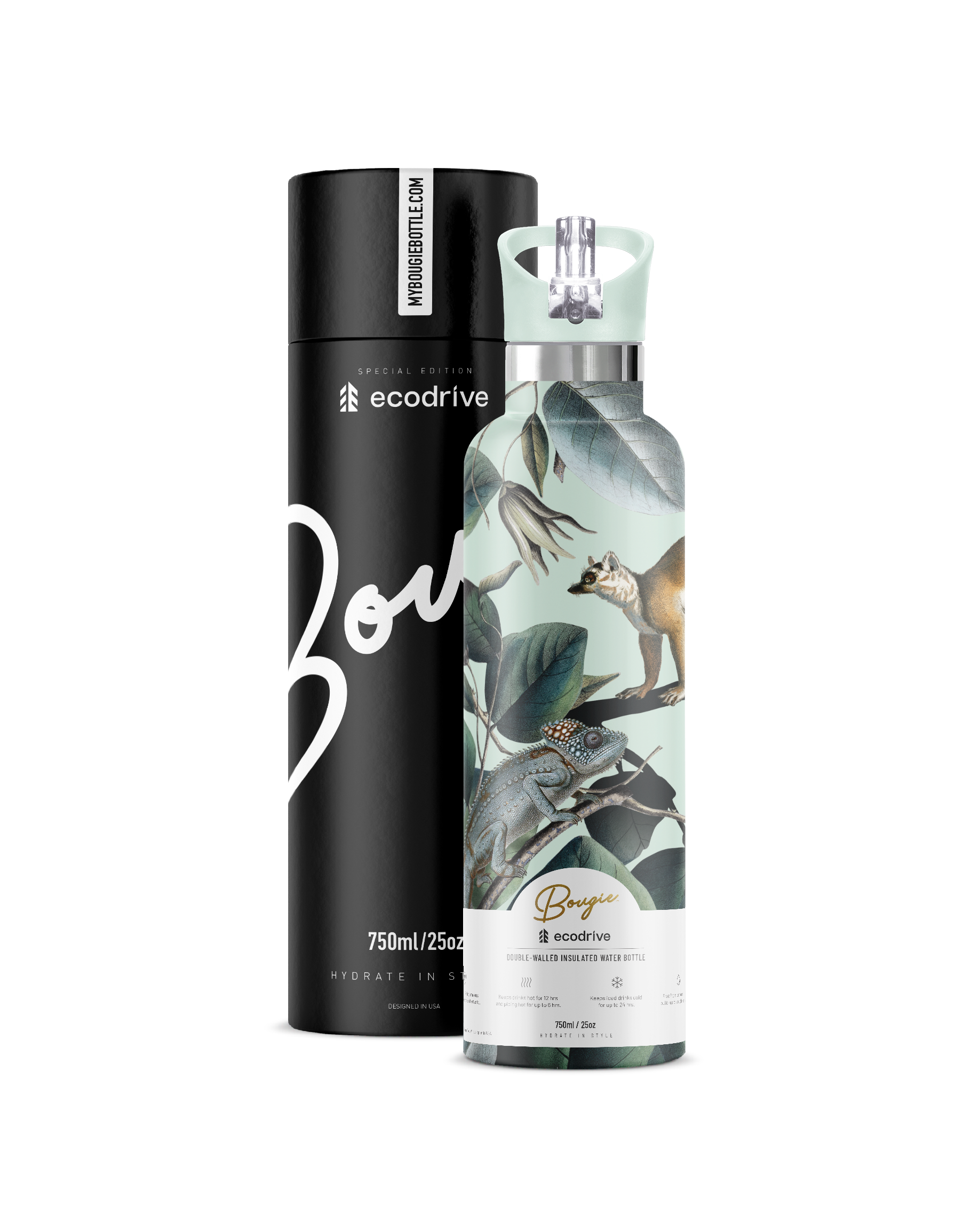 My Bougie Bottle - Wholesale Waterfles - EcoDrive Lemur – Regenwoud Geïsoleerde Waterfles | 750ml7