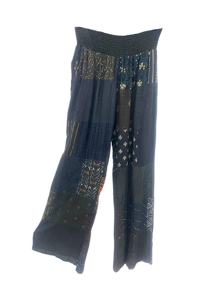 Blue Sky - Vente Pantalon – femme - 2382 Pantalon Patchwork en Imprimés Rayonne3