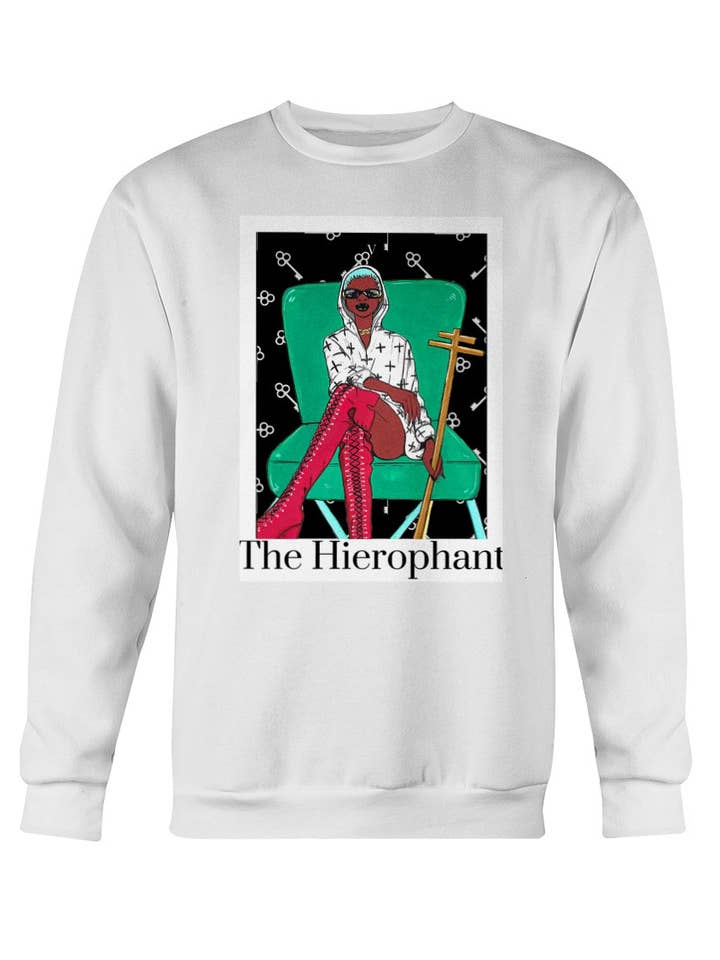 Sweat Carte de Tarot Le Hiérophant pour la vente par D. Ridley Designs