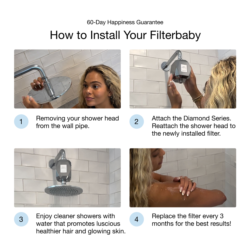 Filterbaby - Wholesale Shower Head - Filterbaby Diamond Series Shower Filter16