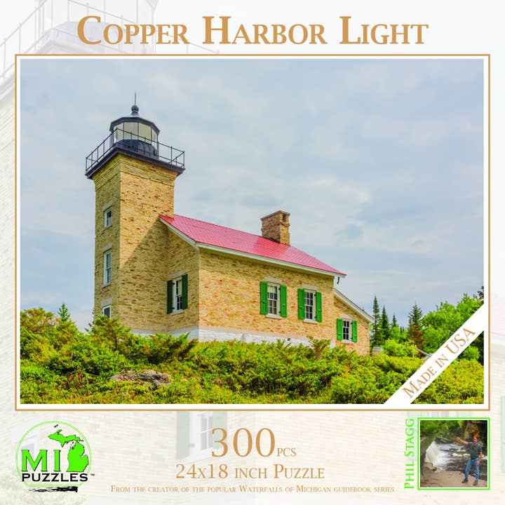 Copper Harbor Light - Michigan puzzel van 300 stukjes voor wholesale door Phil Stagg Photography