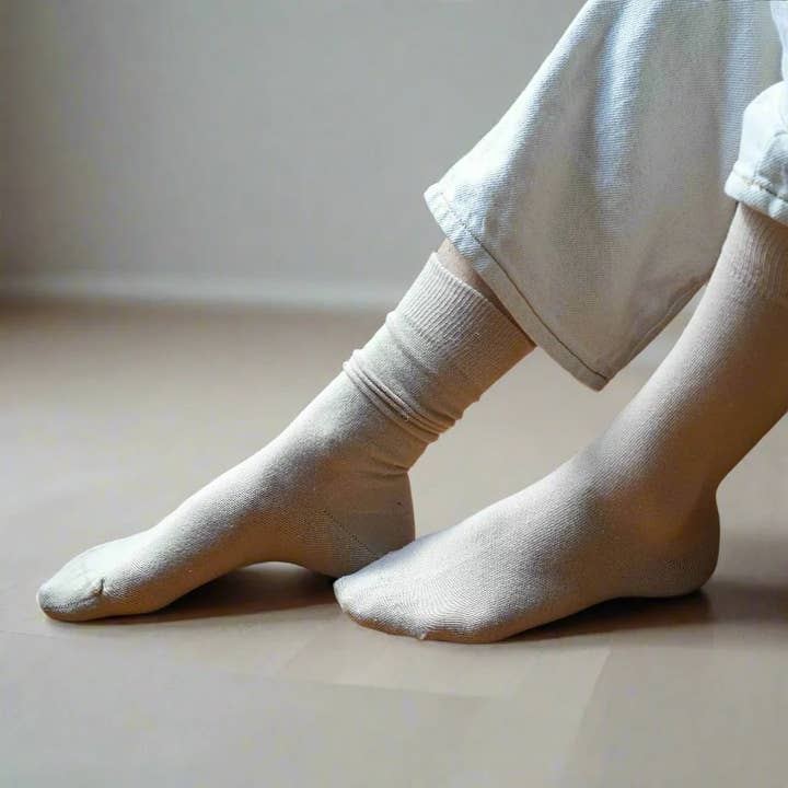 KLUE - Wholesale Socks – Unisex - KLUE Organic solid socks | Beige0