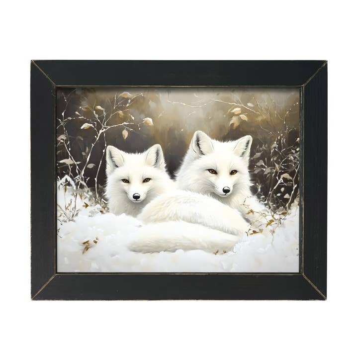JanMichaels Art & Home - Wholesale Wall Sign - HMK357L Snow Fox