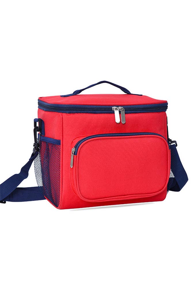 UNISHE - Wholesale Cooler/Cooler Bag - Plain Zipper Closure Pockets Cooler Bag MOQ 3pcs ZZKF8335