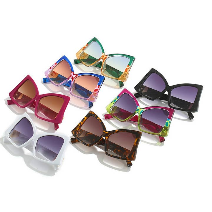 BOW TIE LARGE FRAME FUNNY FASHION SUNGLASSES WOMEN_CWASG0278 for wholesale by ACCITY