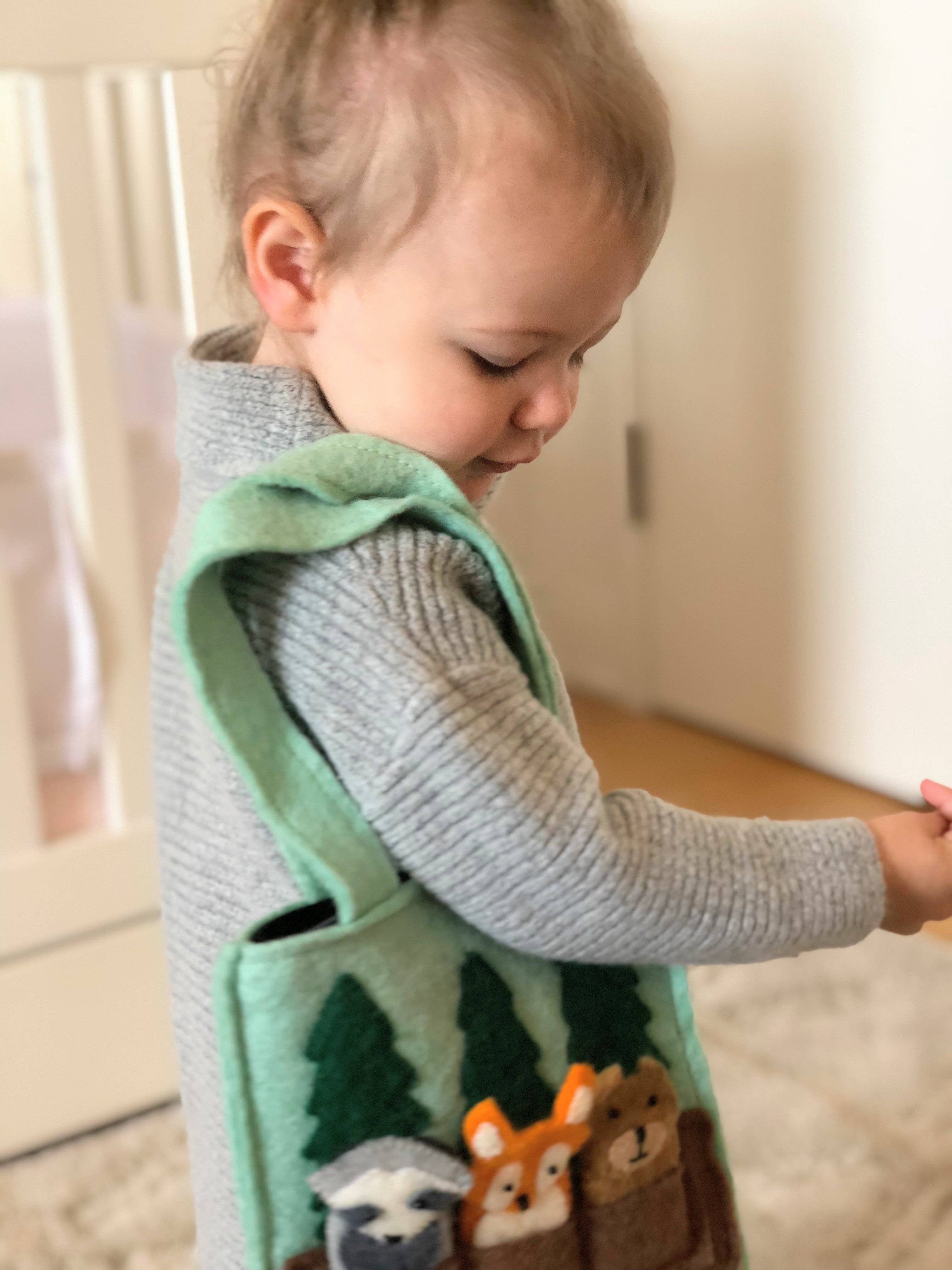 Global Goods Partners - Wholesale Finger Puppet - Kids & Baby - Woodland Friends Kids Puppet Bag3