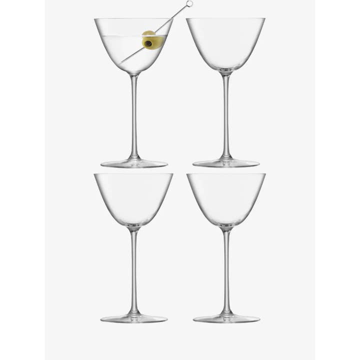 LSA International – wholesale Cocktail/liquor glass – Borough Martini Glass 195ml Clear x 43