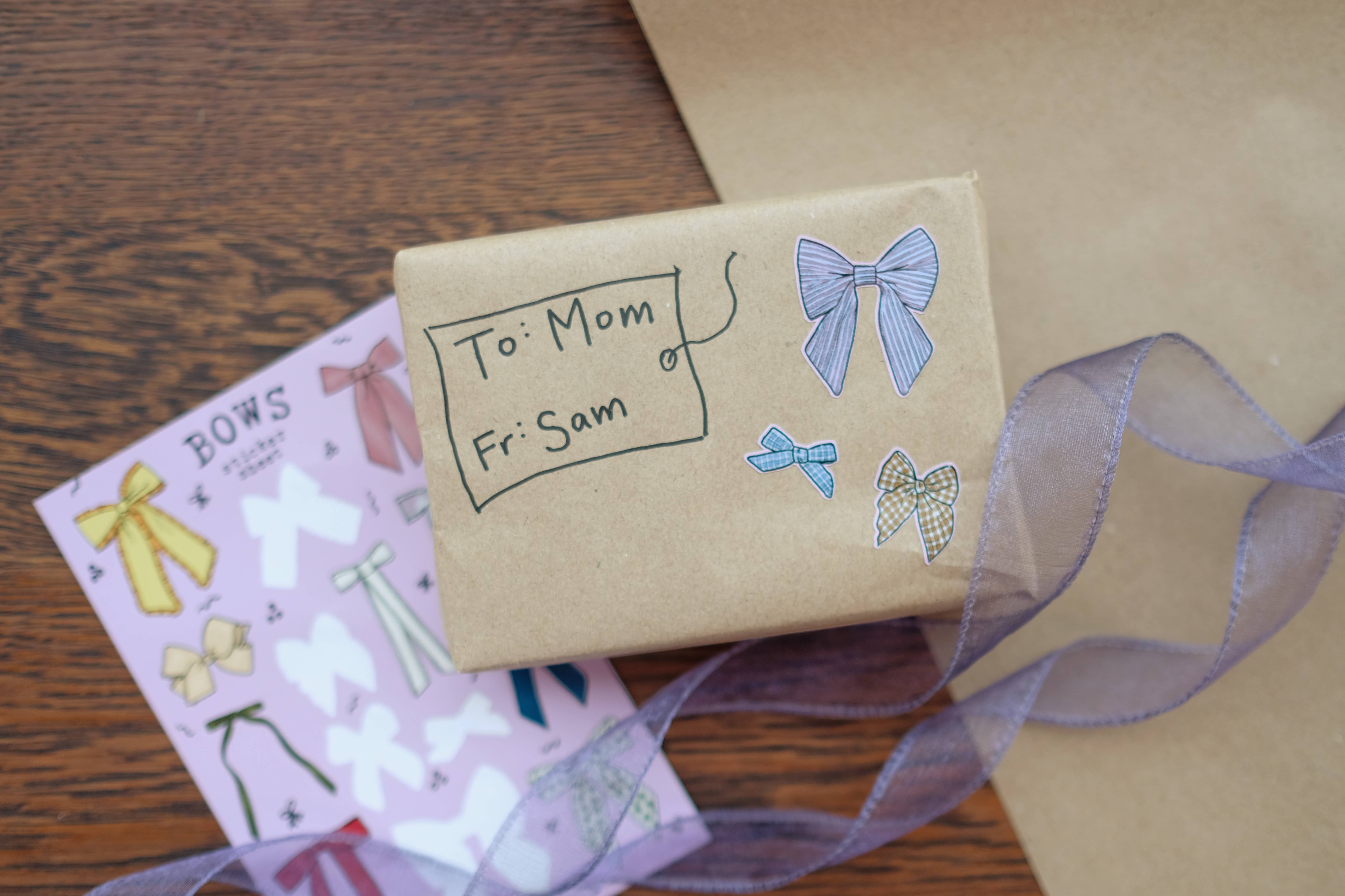 Bayside by Sam – wholesale Sticker – Vintage Bows Sticker Sheet 4" x 6"1