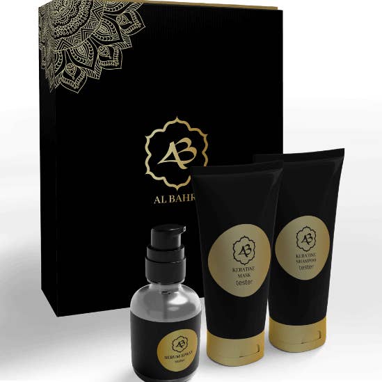 Oudh Keratin Shampoo + Maske + Serumspray für den Großhandel von Albahri